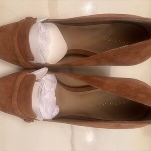Ann Taylor Women's Brown Suede Heels
